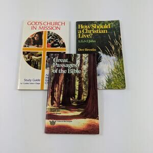 Religious Christian Booklets Concordia Bible Study Fundamental Doctrine 1980s